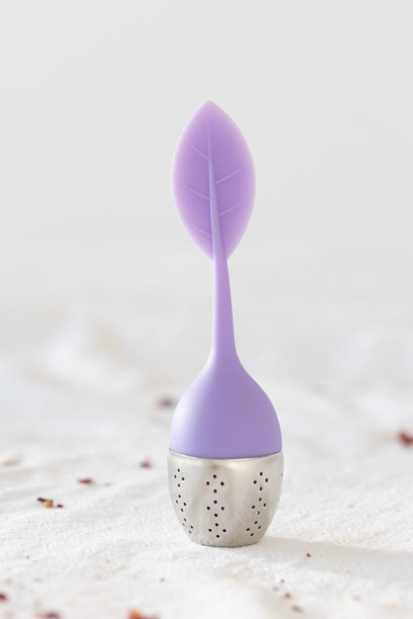 Loose Leaf Silicone and Stainless Steel Tea Infuser - Image 2